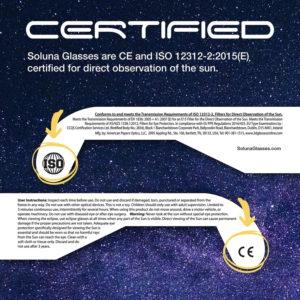 Solar Eclipse Glasses 2 Pack I595027