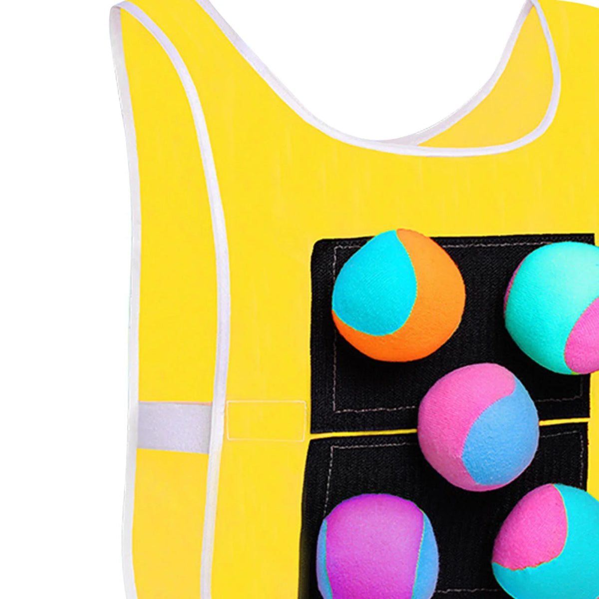 Yellow Sticky Ball Dodgeball Game with Vest E114