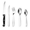 20-Piece Stainless Steel Silverware Set with Steak Knives R196428