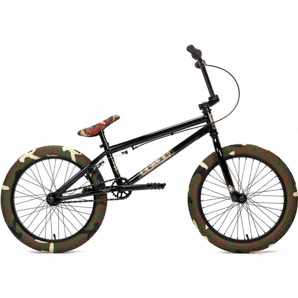 BMX Bike Gloss Black and Camo L90253