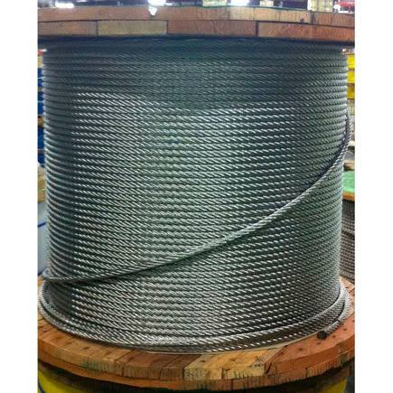 1000 ft 1/8 in 7x7 Type 304 Stainless Steel Cable H44881