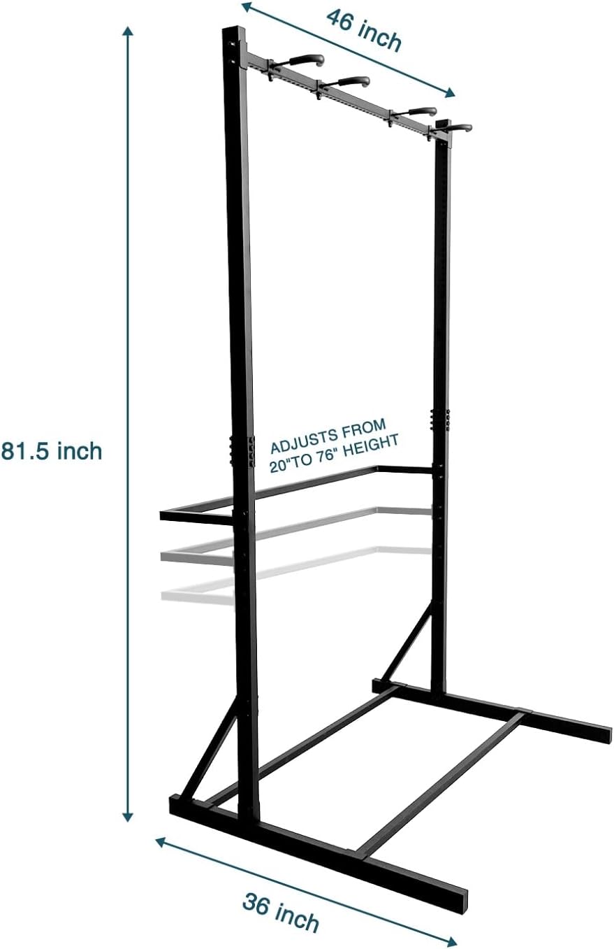 Freestanding Steel Bike Rack for 5 Bikes V7959