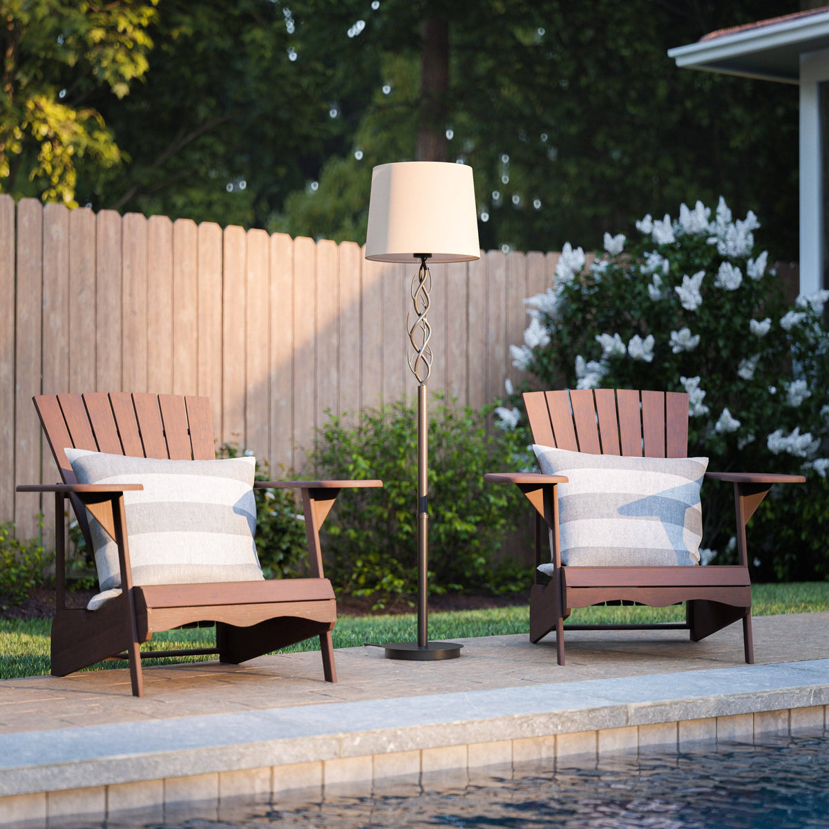 Bronze 59-Inch Outdoor Floor Lamp S887095