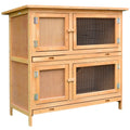Solid Wood Rabbit Hutch T1485
