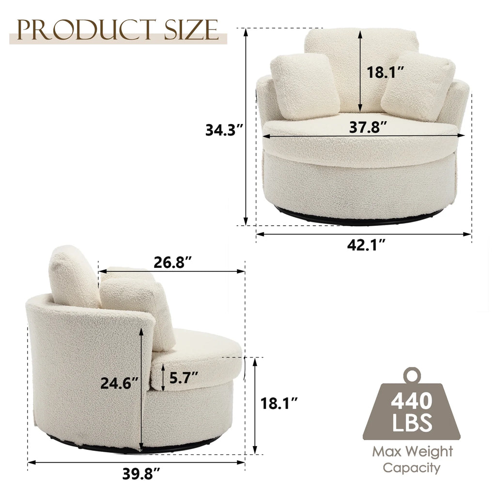 Sherpa Swivel Chair A82369