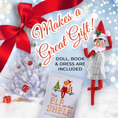 Brown Eyed Girl Scout Elf with Tiny Tinsel Dress S714789