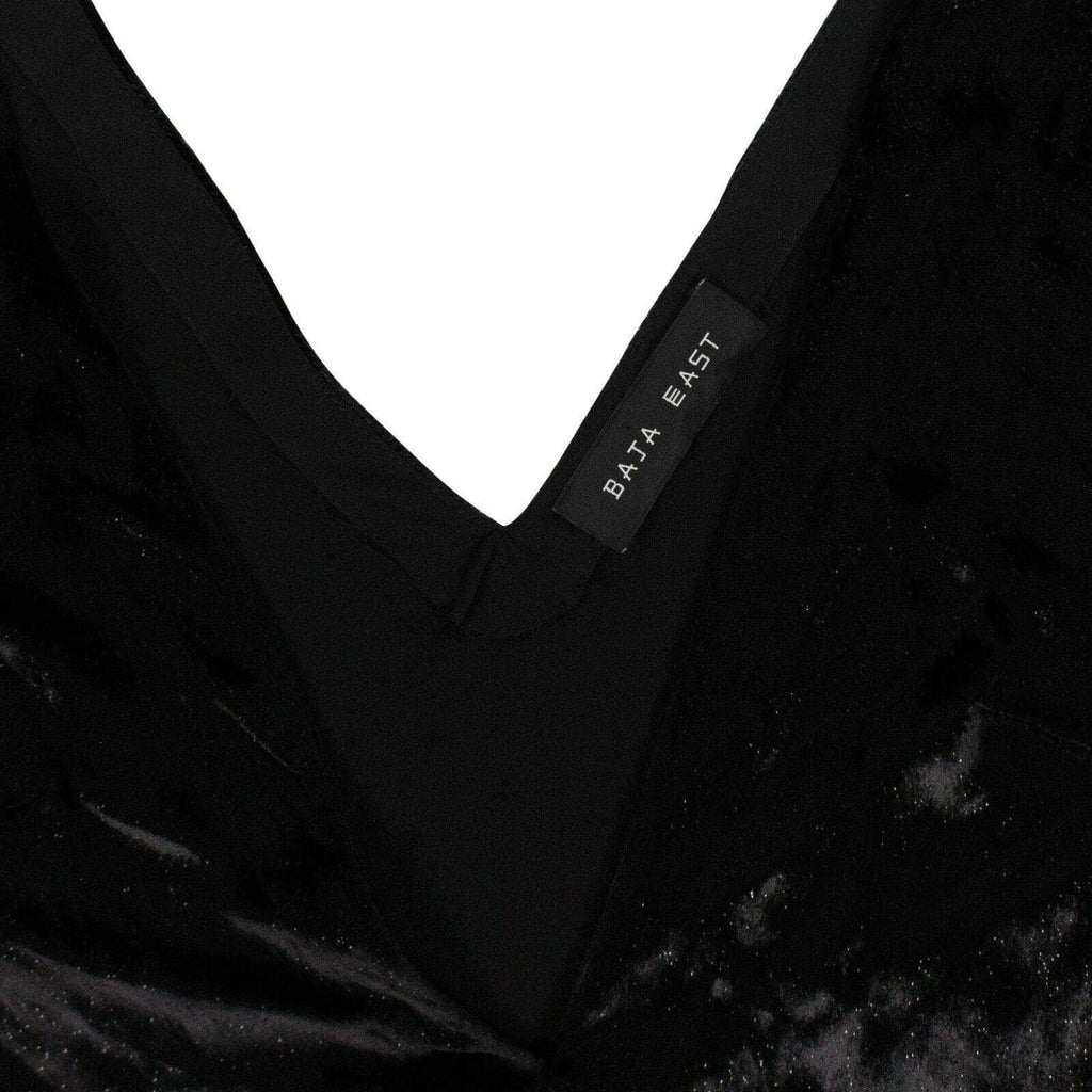Black Velvet Cold Shoulder Shirt M55478