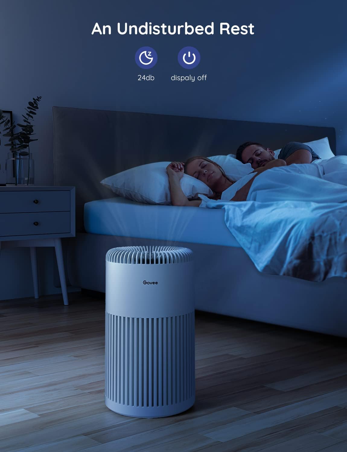 Smart Air Purifier with H13 True HEPA Filter E723