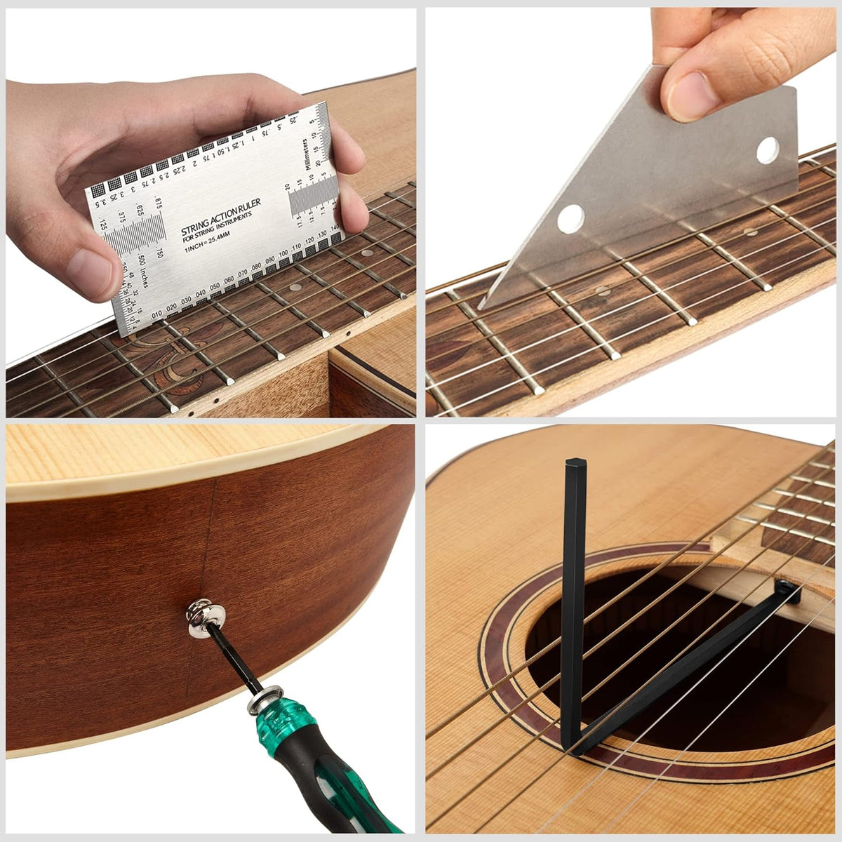 65 Pieces Guitar Repairing Maintenance Tool Kit I47372