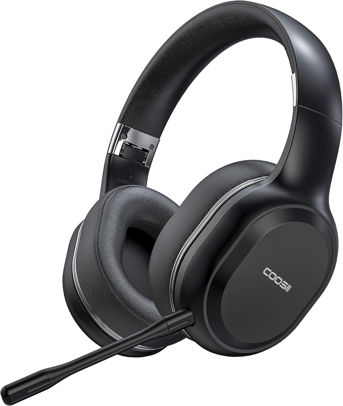 Bluetooth Headphones Wireless Over Ear Stereo Headset with Dual Microphone 40H Playtime Pack of 2 C5873