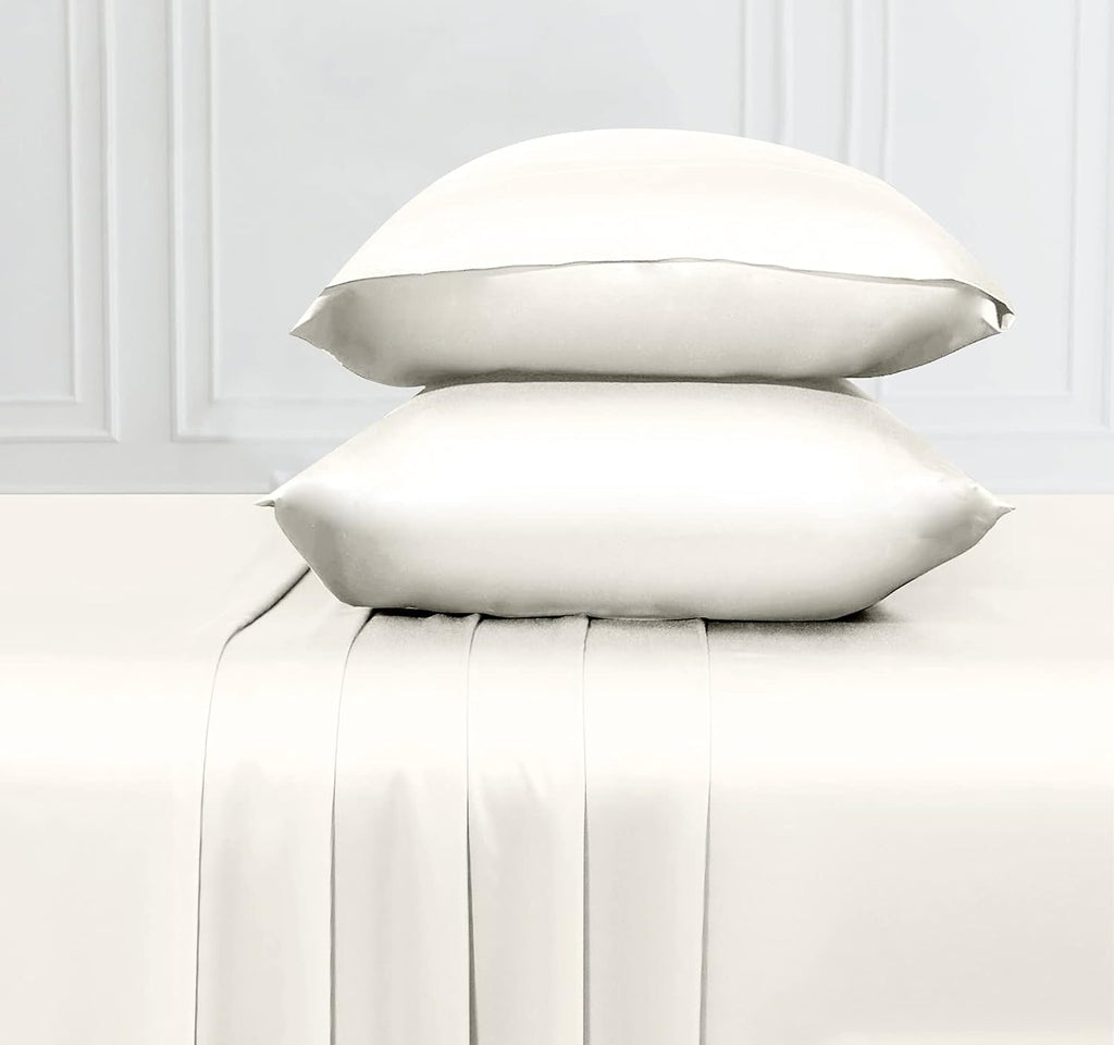 Silver Gray California King Size Bamboo Sheets Pack of 2 N856