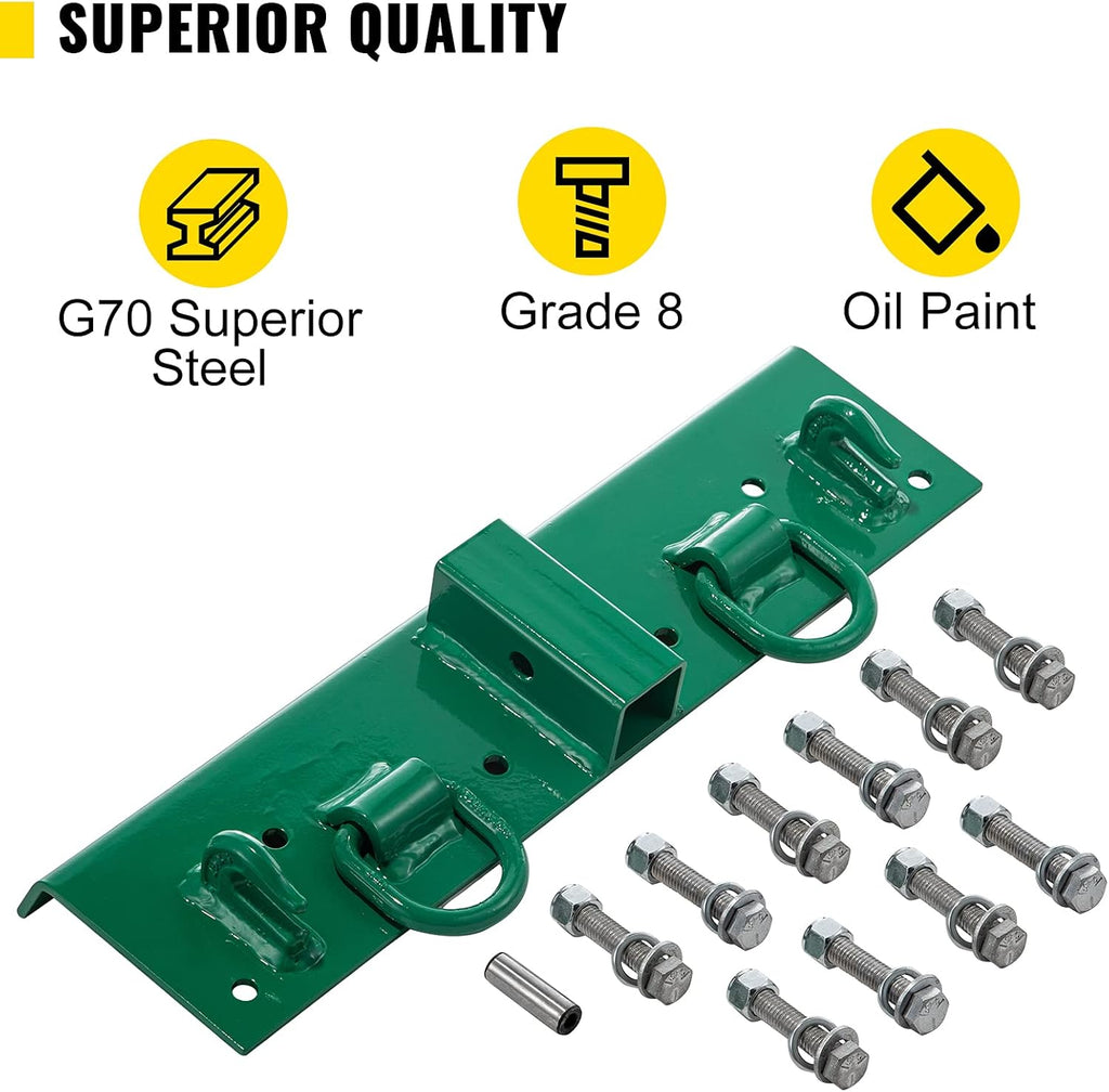 1/4" G70 Forged Bolt on Grab Hooks with 1/2" Shackles F2484