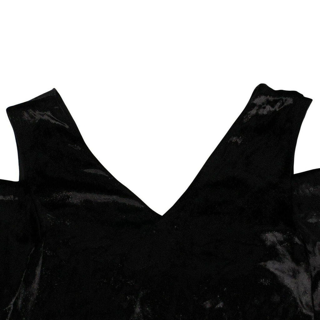 Black Velvet Cold Shoulder Shirt M55478