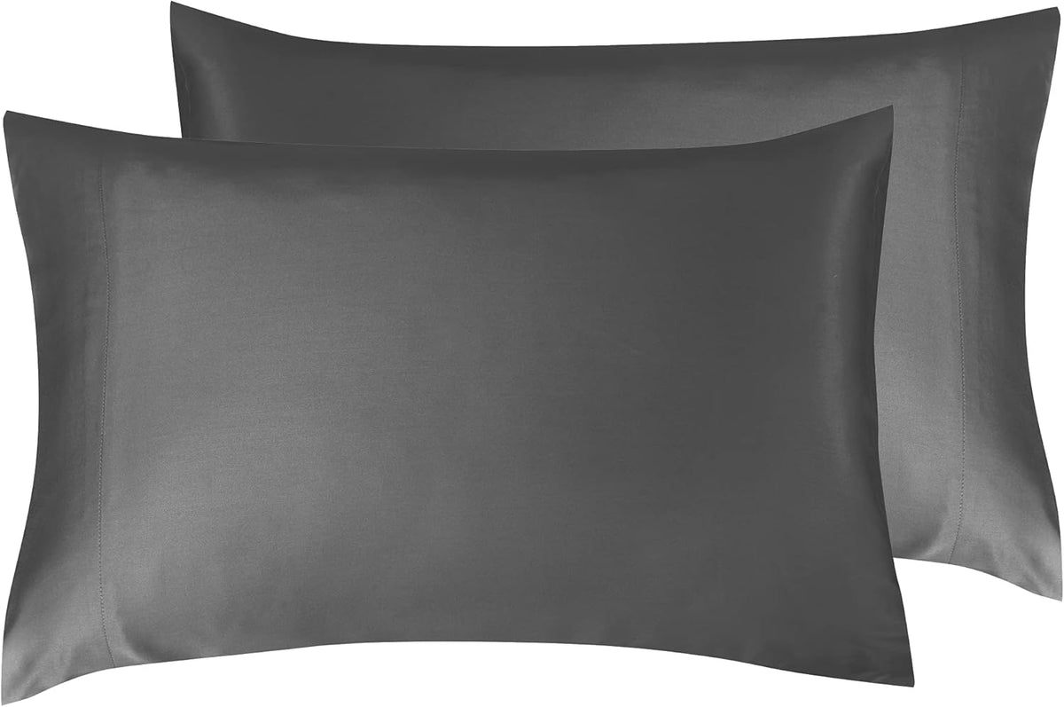 Silver Gray California King Size Bamboo Sheets Pack of 2 N856