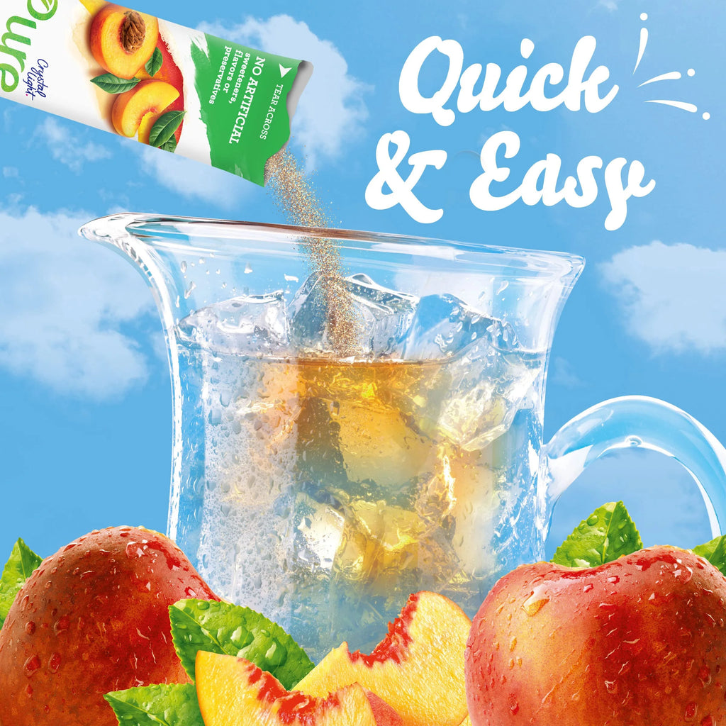 Peach Iced Tea Powdered Drink Mix 2.28 oz/pouch (5 Count Pitcher Packets) O3171