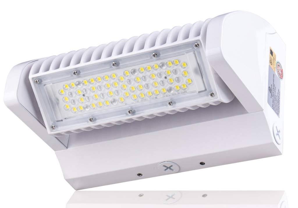 5,200 Lumens LED Rotating Wall Pack - 40 Watt - 5000K - White P980