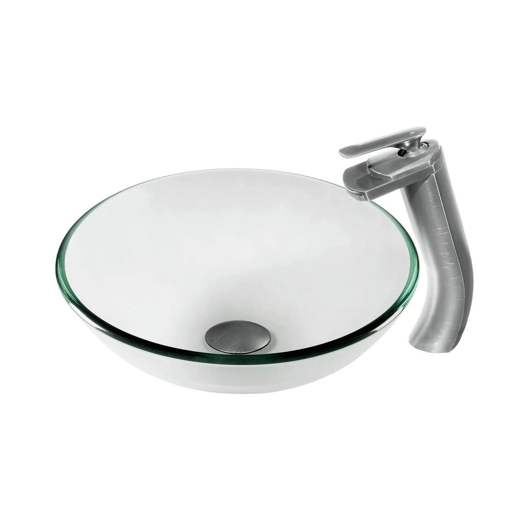 Brushed Nickel Single Hole Vessel Filler E3900