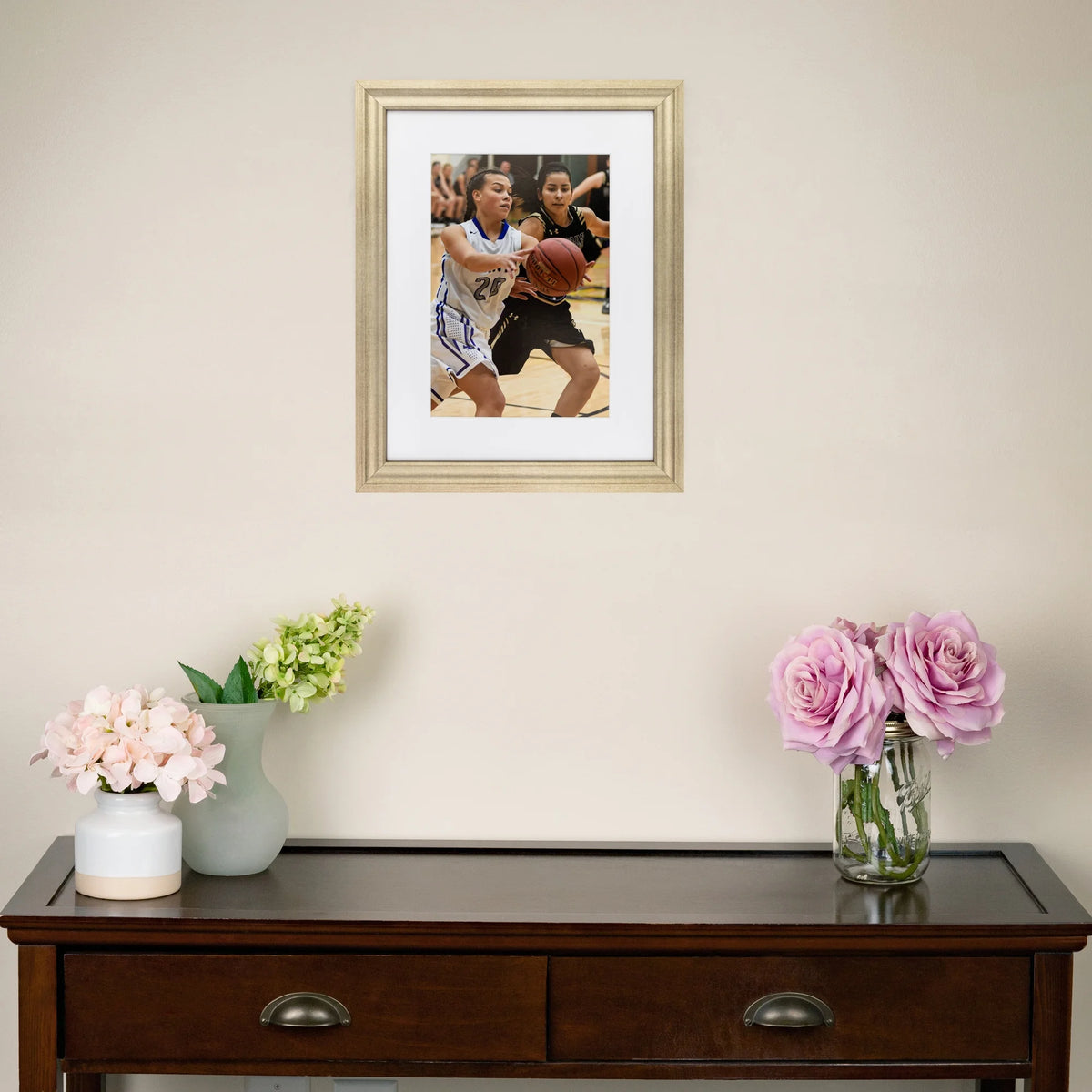 16x24 Inch Muted Prosecco Gold Picture Frame W378