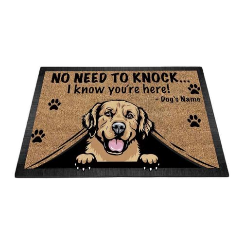 Personalized Dog Doormat 27.5 x 17.7 Inch C950