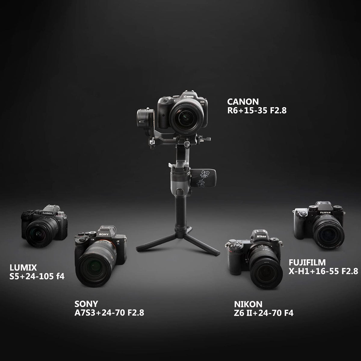 3-Axis Handheld Gimbal Stabilizer for Mirrorless Cameras N746973