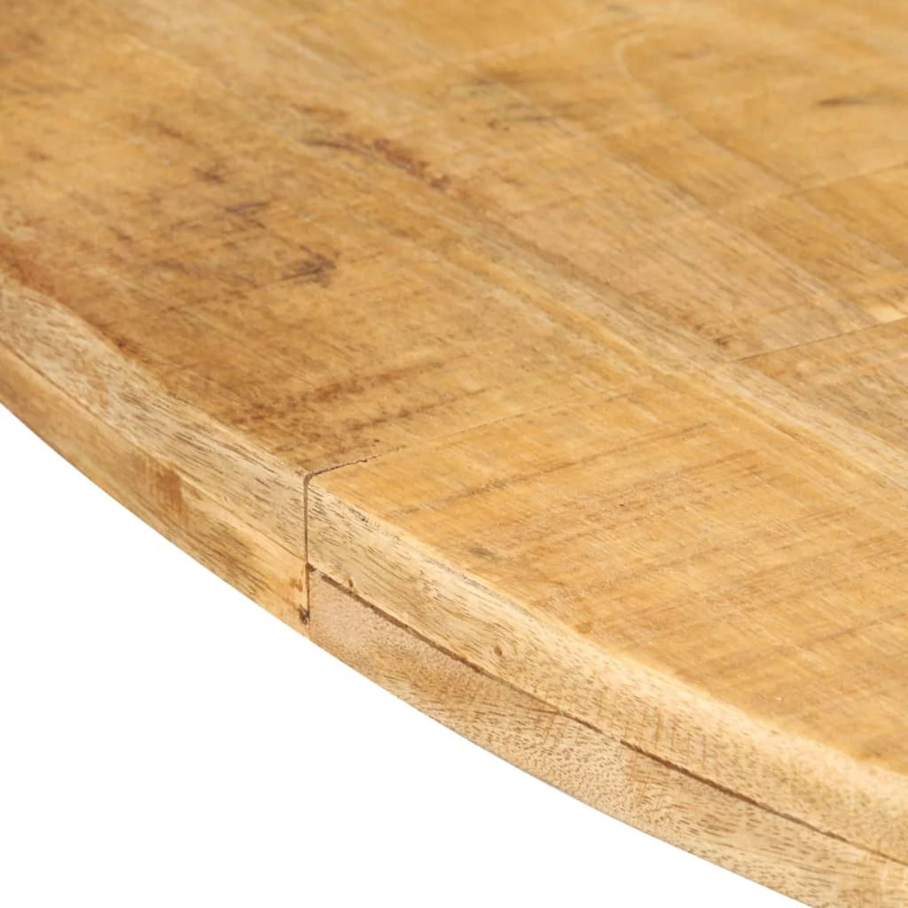 Round Rough Mango Wood Dining Table F1851