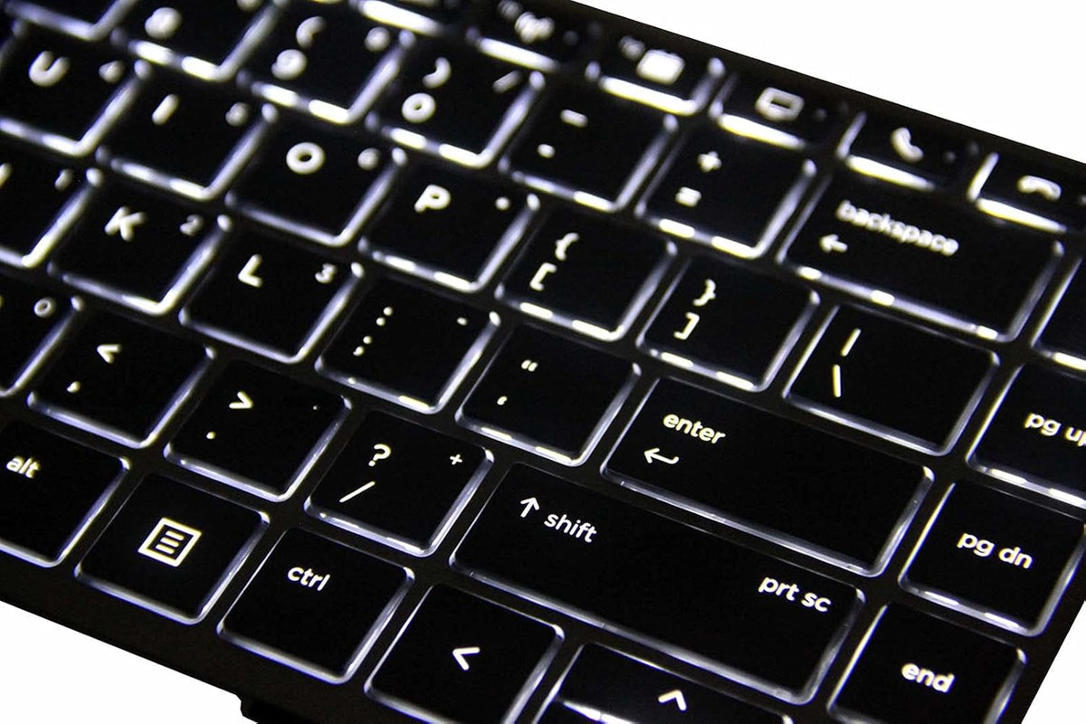 Backlit Keyboard for HP EliteBook, US Layout, Pack of 2 P966376