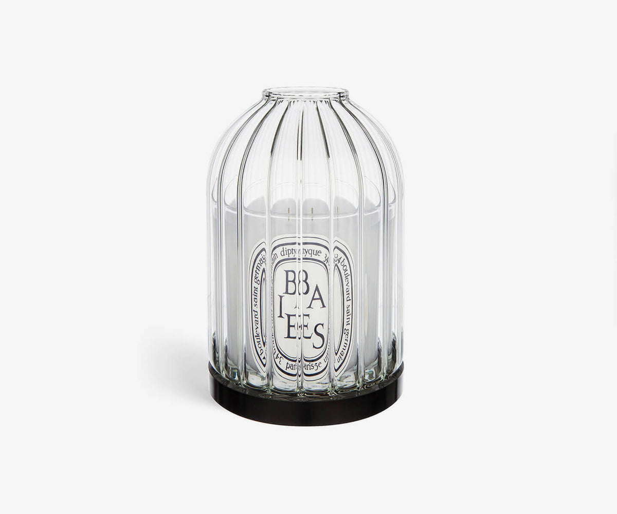 Glass Candle Holder O614