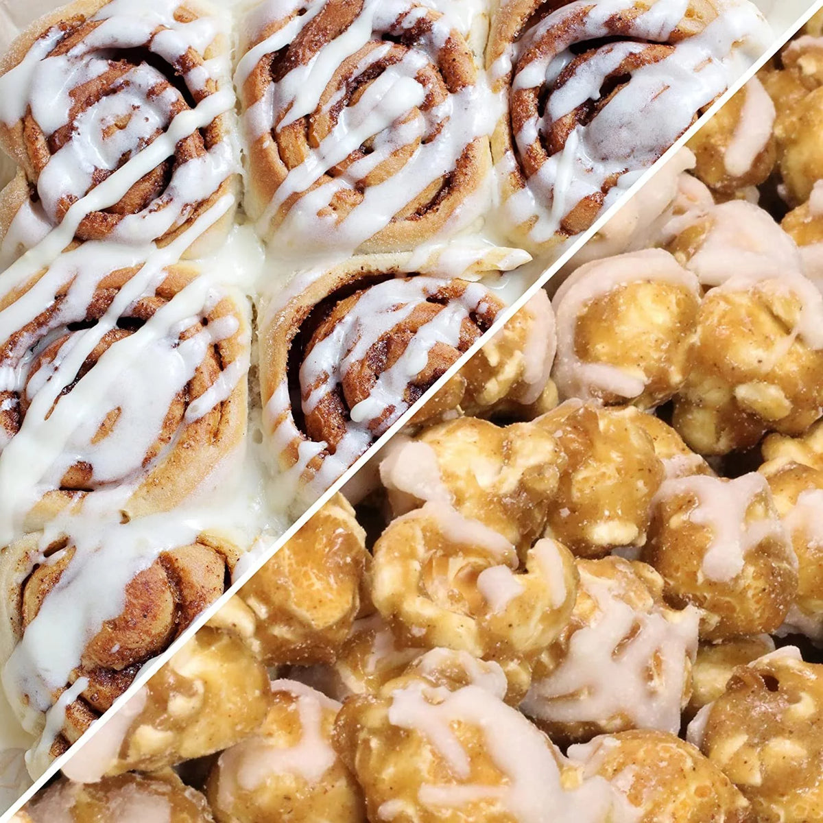 Cinnamon Swirl Caramel Popcorn 1 lb Gluten Free Vegan Kosher D461603