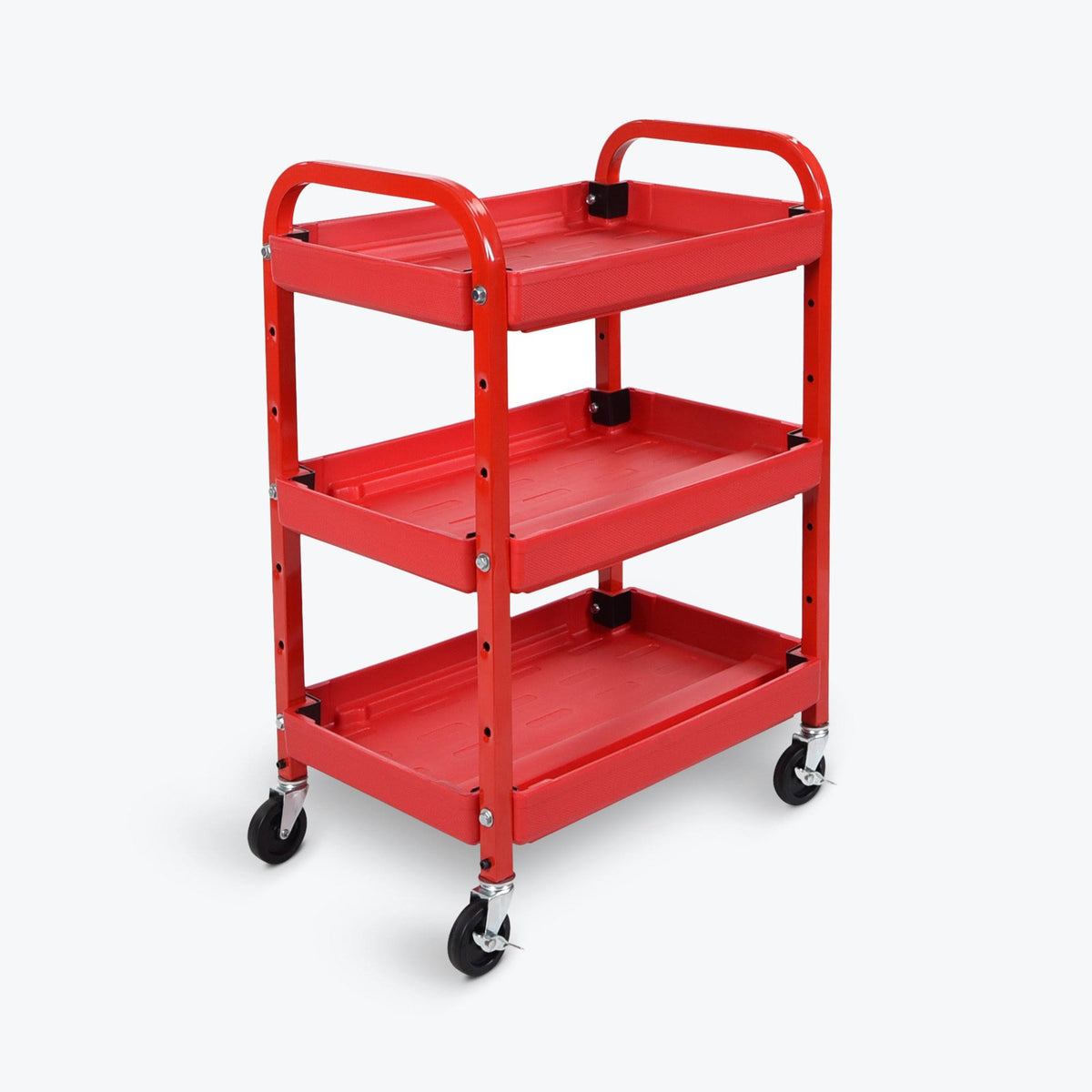 Red 3-Shelf Utility Cart D58537
