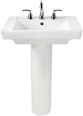 White Pedestal 8-Inch Counter I755