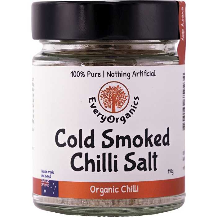 Cold Smoked Chilli Salt Organic Chilli 110g H611