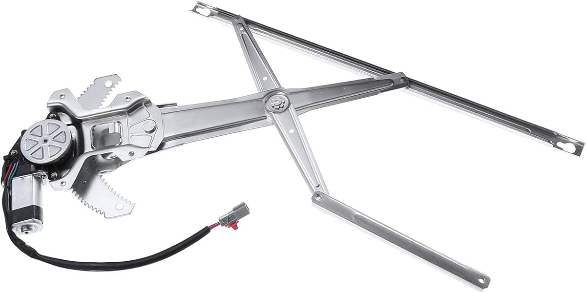 Front Left Driver Side Power Window Regulator with Motor for 1997-2001 Honda CR-V (4 Pins Plug) Pack of 2 J3880