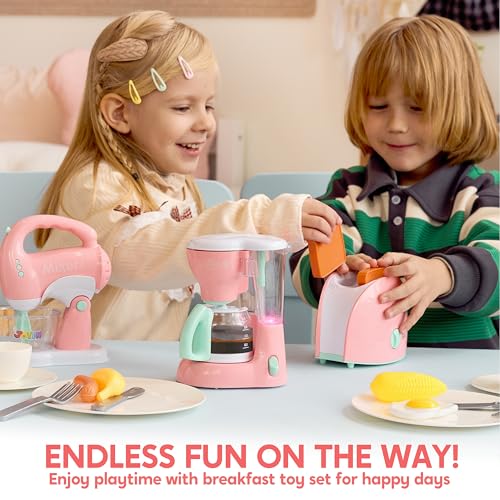 Play Kitchen Toys with Coffee Maker, Mixer, Toaster P733933