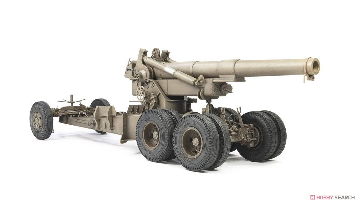 WWII 8 inch Howitzer M1 1/35 Scale Plastic Model Kit W59484
