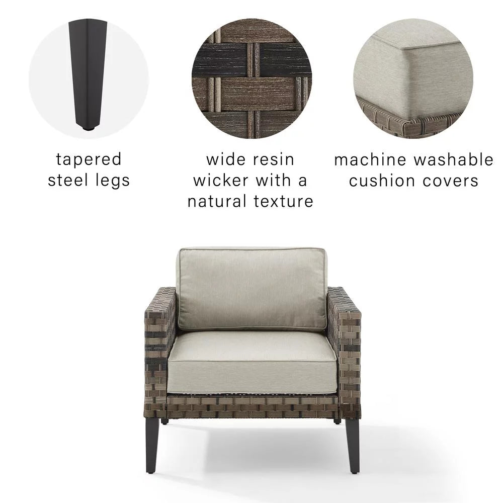 Wicker Outdoor Armchair D611112