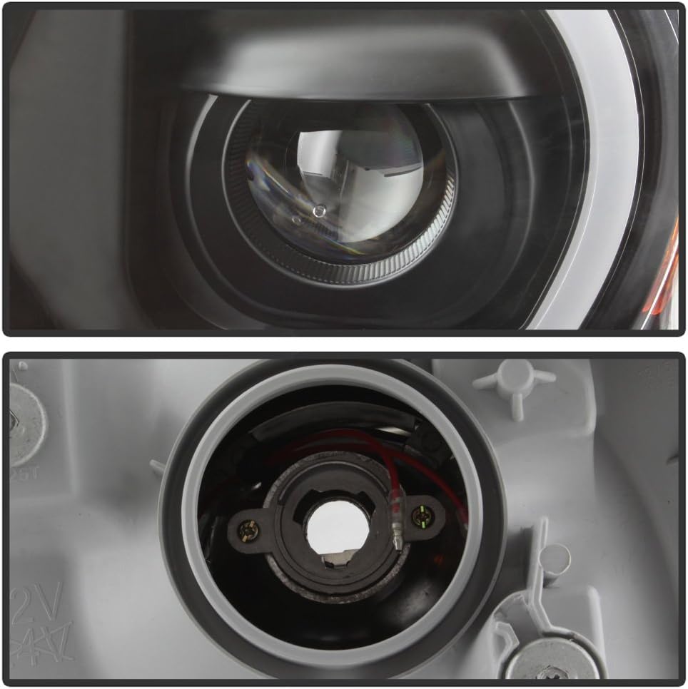 For 2012-2015 Toyota Tacoma Black LED Projector Headlights Left+Right L913669