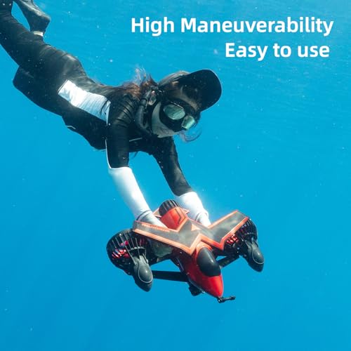Underwater Scooter Dual Motors 30M Waterproof Red O47152
