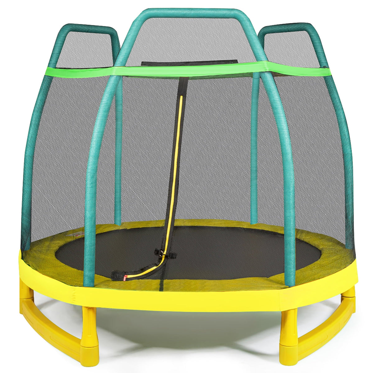 7FT Kids Trampoline with Safety Enclosure Net E270