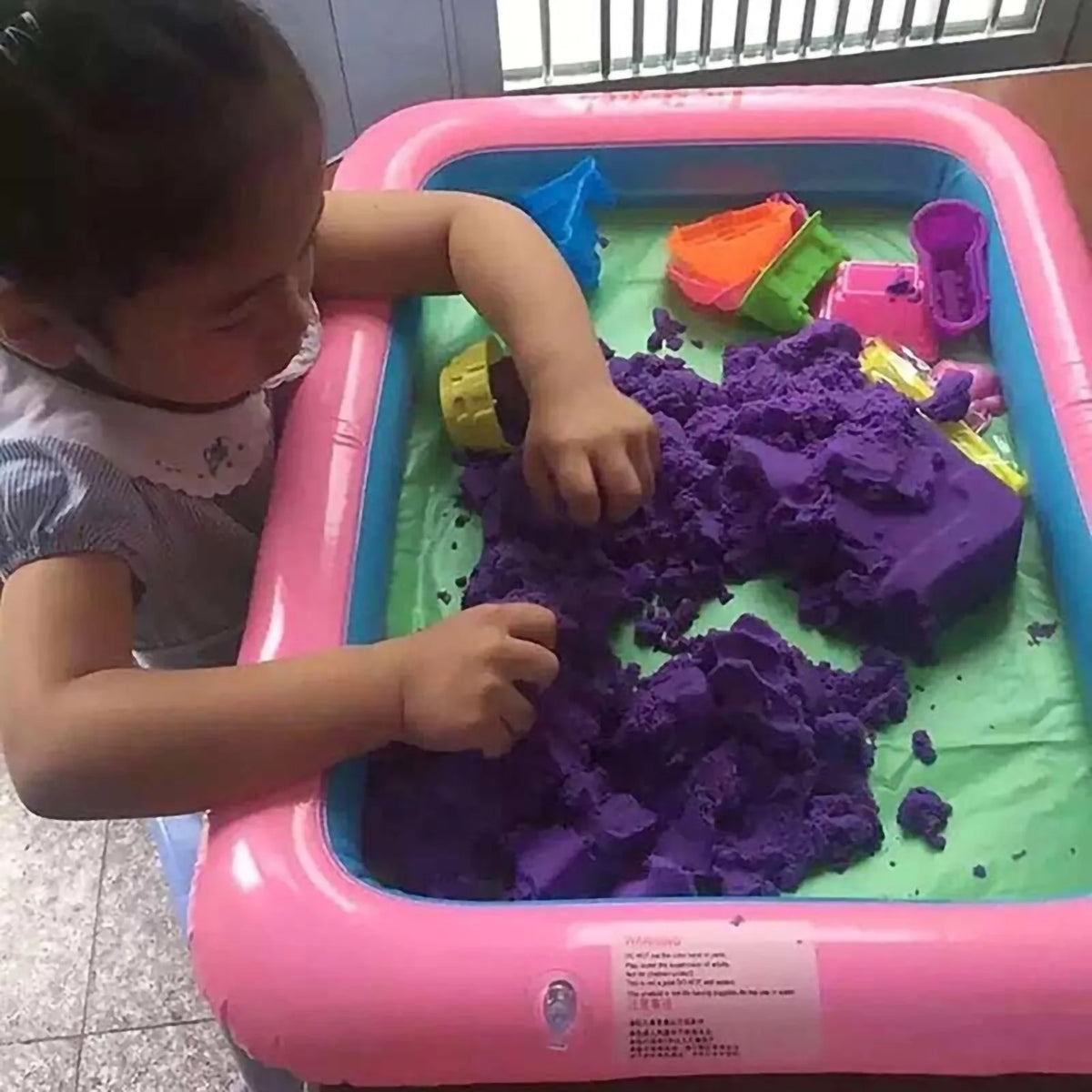 2PCS Inflatable Elevated Sandbox Play Toy G746