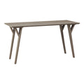 60"W Writing Desk, Light Oak Y9982