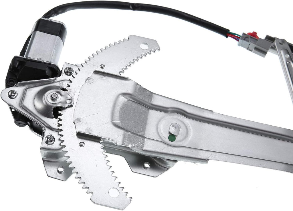 Front Left Driver Side Power Window Regulator with Motor for 1997-2001 Honda CR-V (4 Pins Plug) Pack of 2 J3880