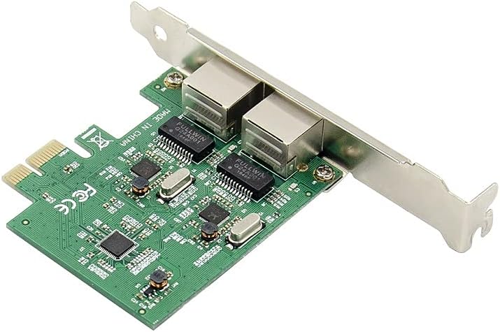 Dual Port Gigabit Ethernet PCIe Network Card Pack of 2 B68080