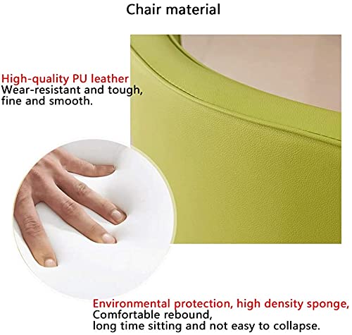 White 80cm Round Table with 4 PU Leather Chairs F48532