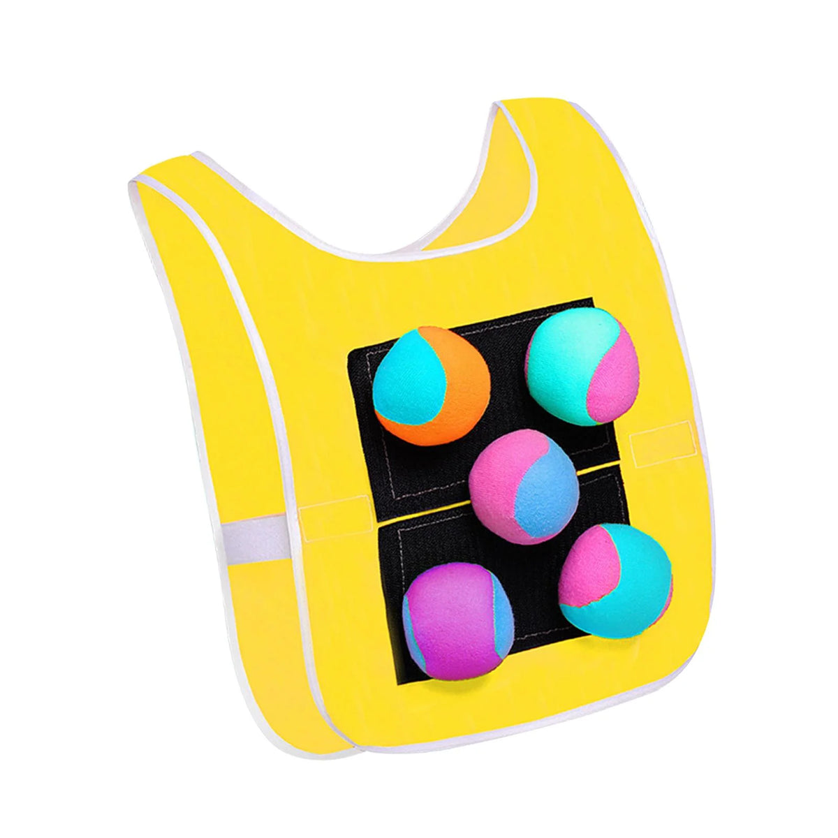 Yellow Sticky Ball Dodgeball Game with Vest E114