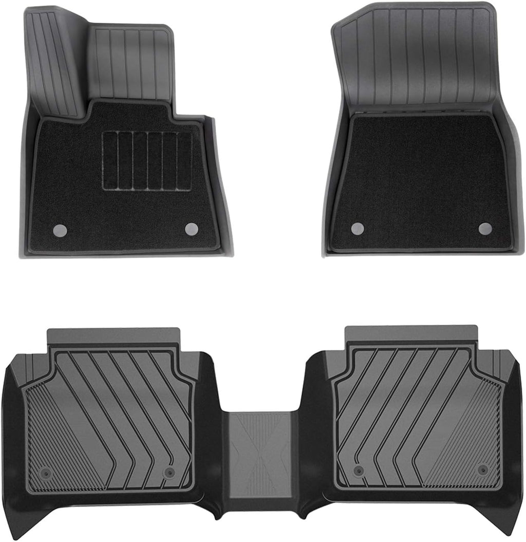 Black TPE Floor Mats Full Set J353015