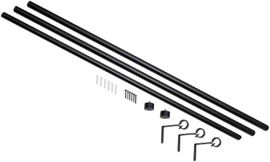Nickel Adjustable Curtain Rod 36 to 72-Inches R2848