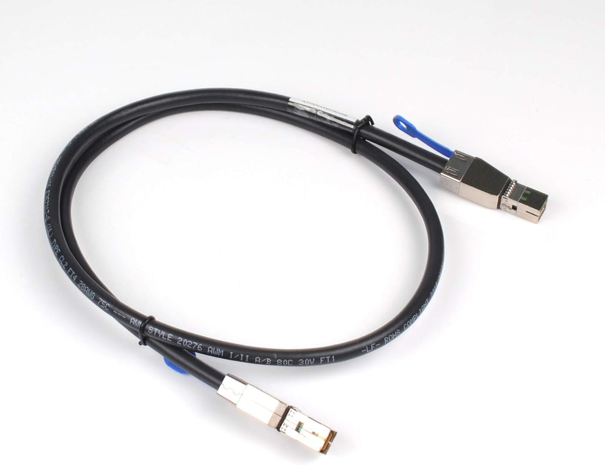 External Mini SAS HD Cable, SFF-8644 to SFF-8644, 1 Meter 3.3ft Pack of 2 V8335