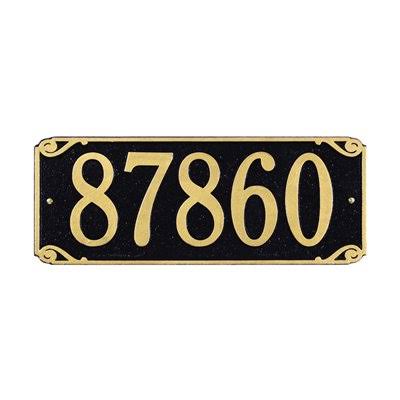 Red/Gold Letters Wall Plaque A3914
