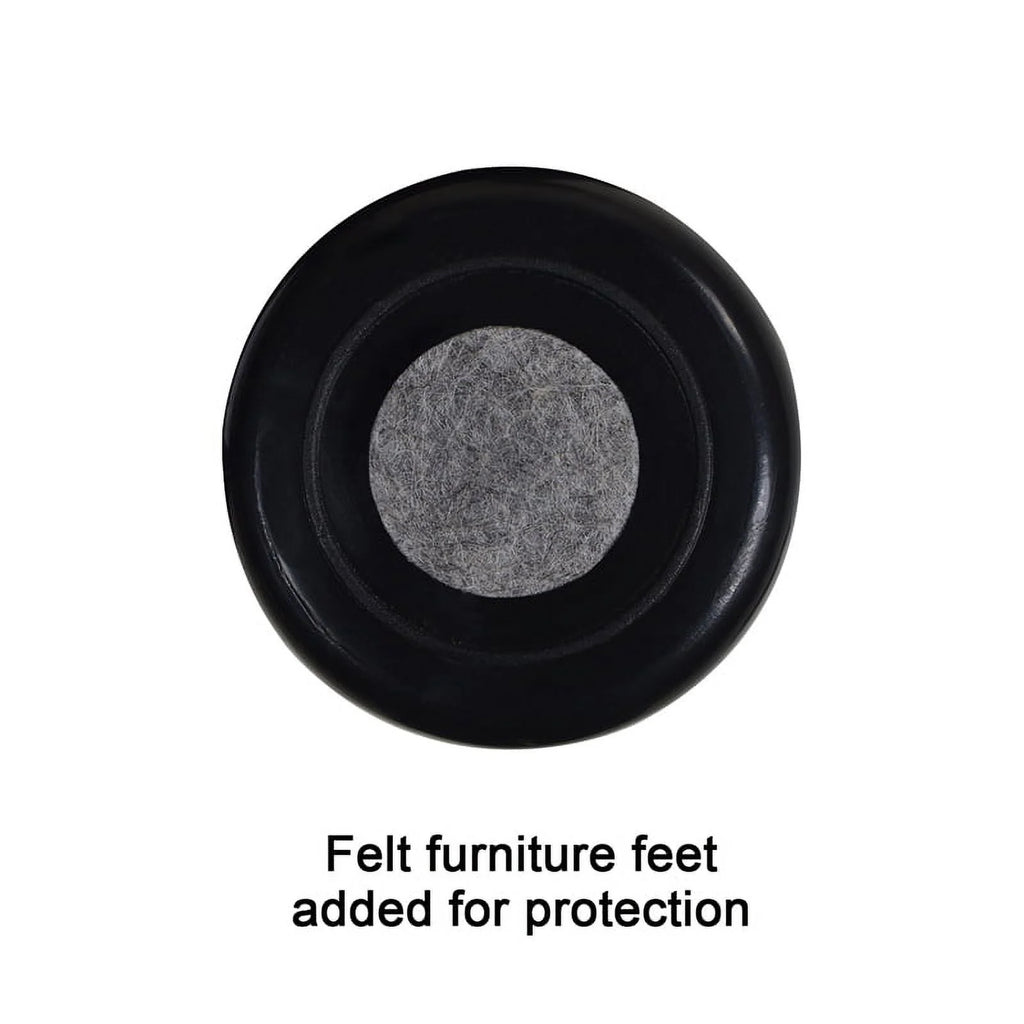 Olive Green Velvet Round Footstool Ottoman W844030