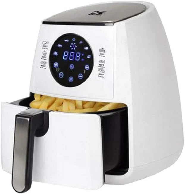 White 3.2 Quart Digital Air Fryer F9126